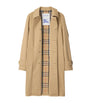 Cotton Gabardine Car Coat FLAX