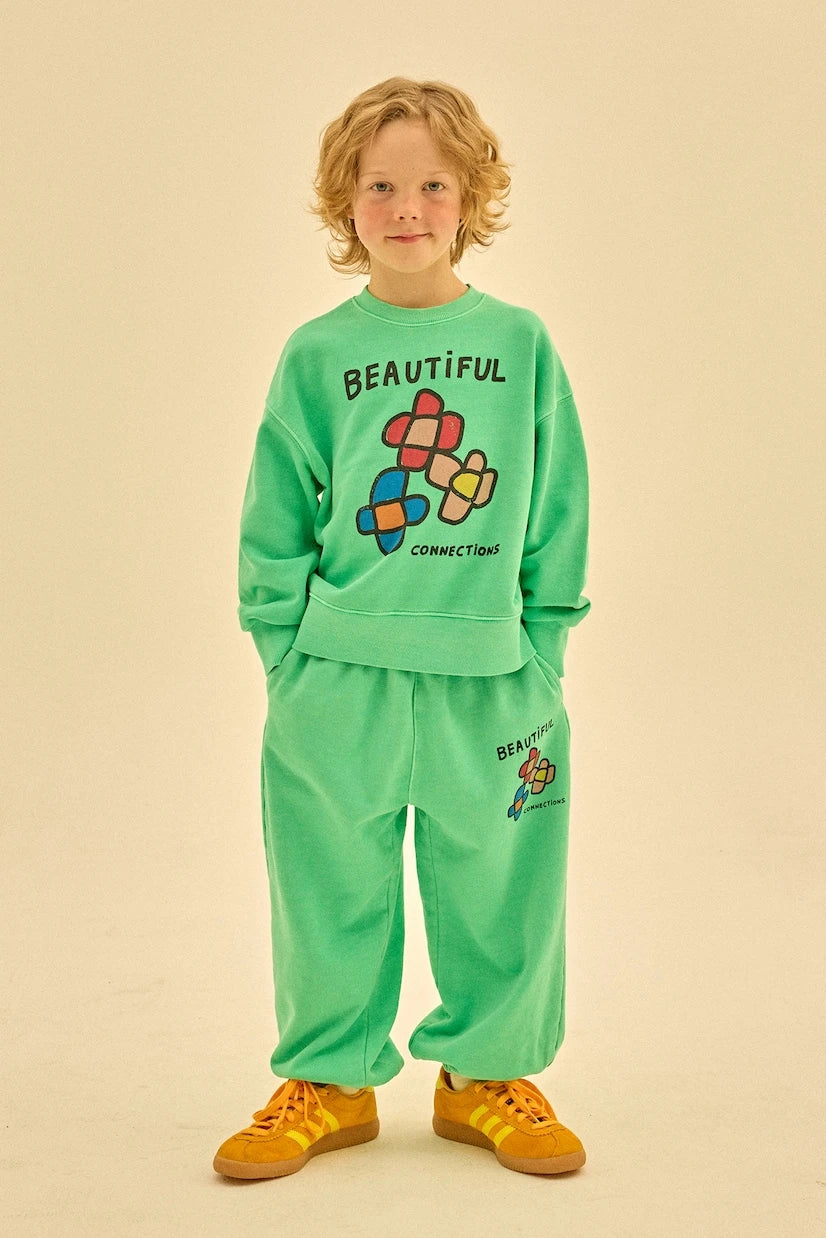 Jellymallow - Printed cotton jersey sweatpants