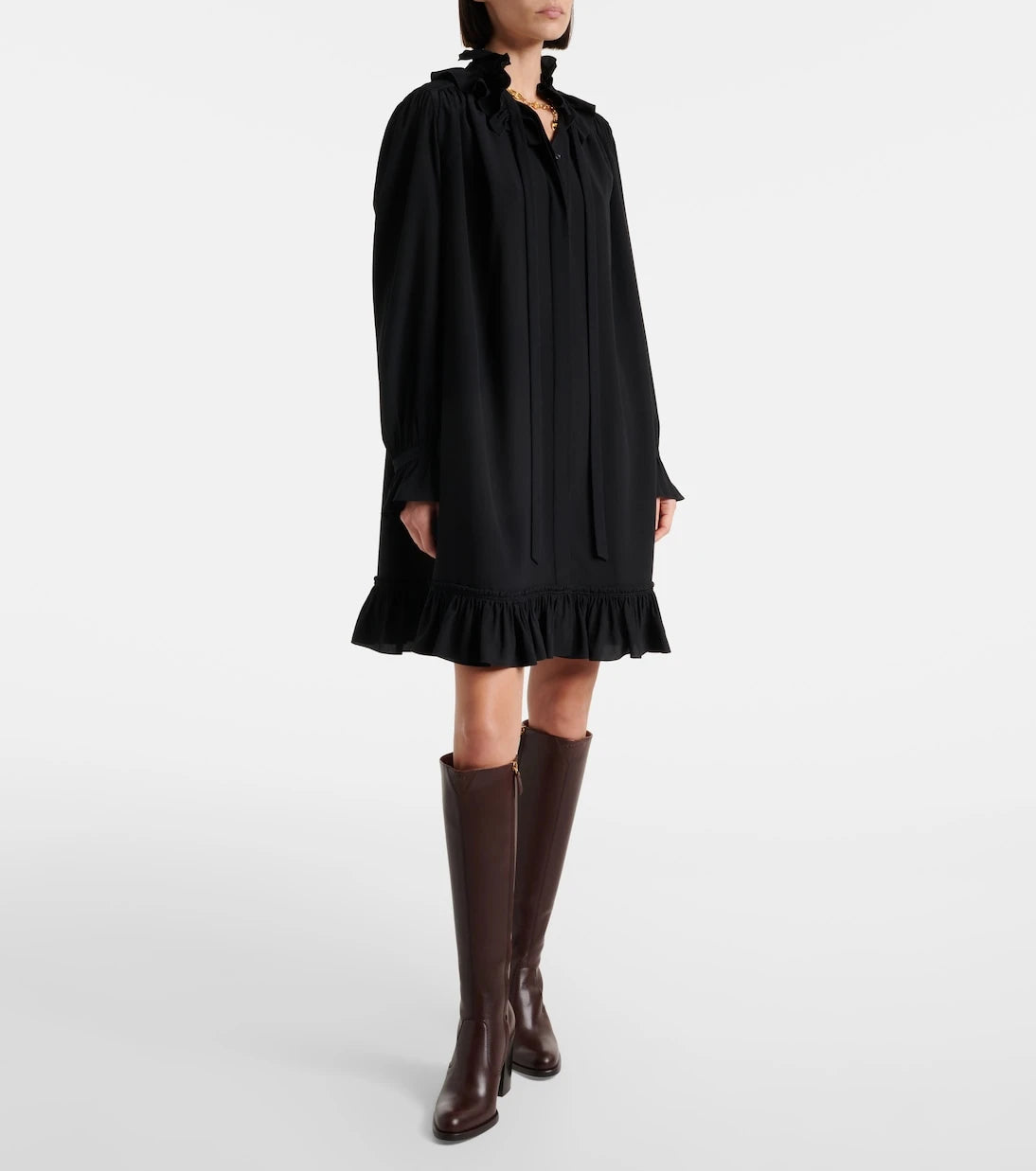 Chloé - Leather knee-high boots