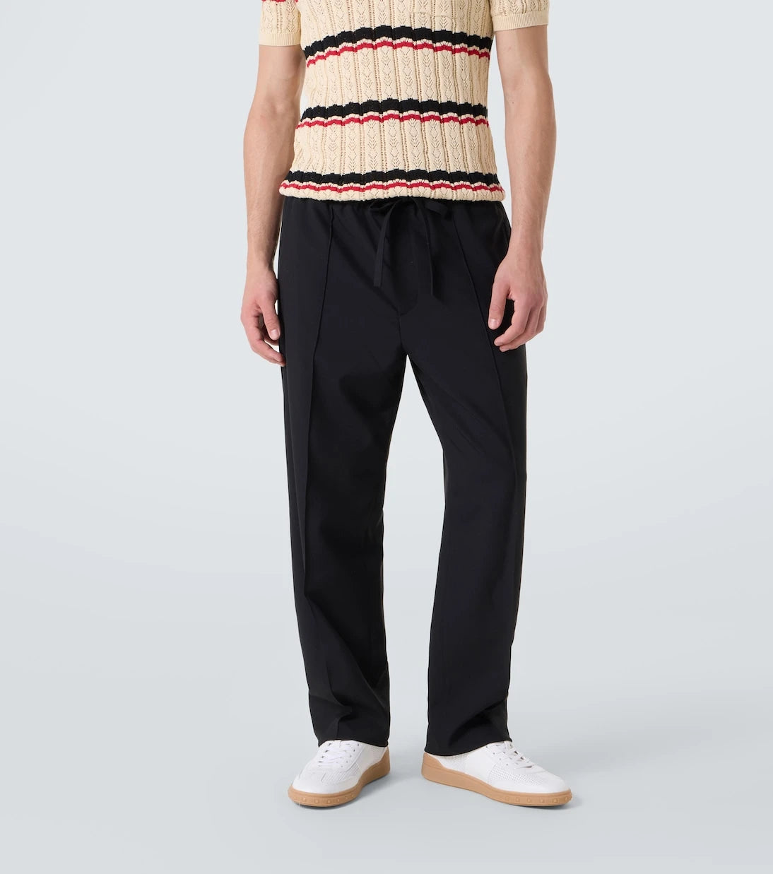 Valentino - Virgin wool straight pants