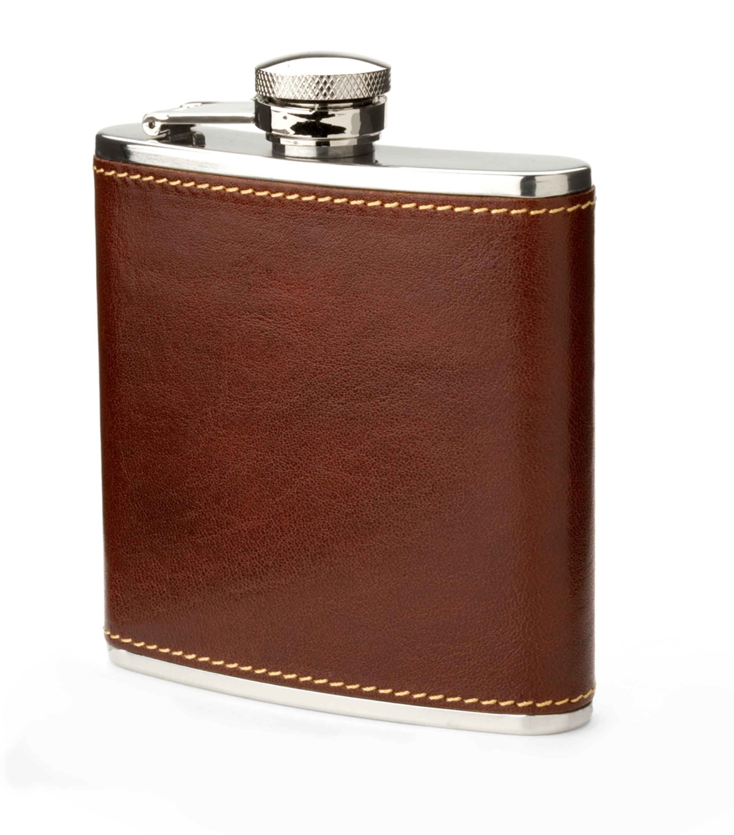 Classic 5oz Leather Hip Flask