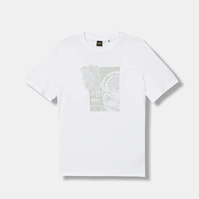 Памучна тениска BOSS Orange Te_Imprint