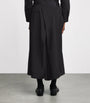 Wool Hakama Wide-Leg Trousers