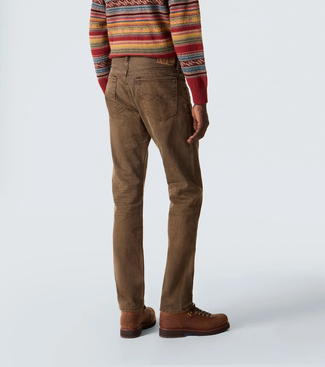 RRL - Patched slim jeans