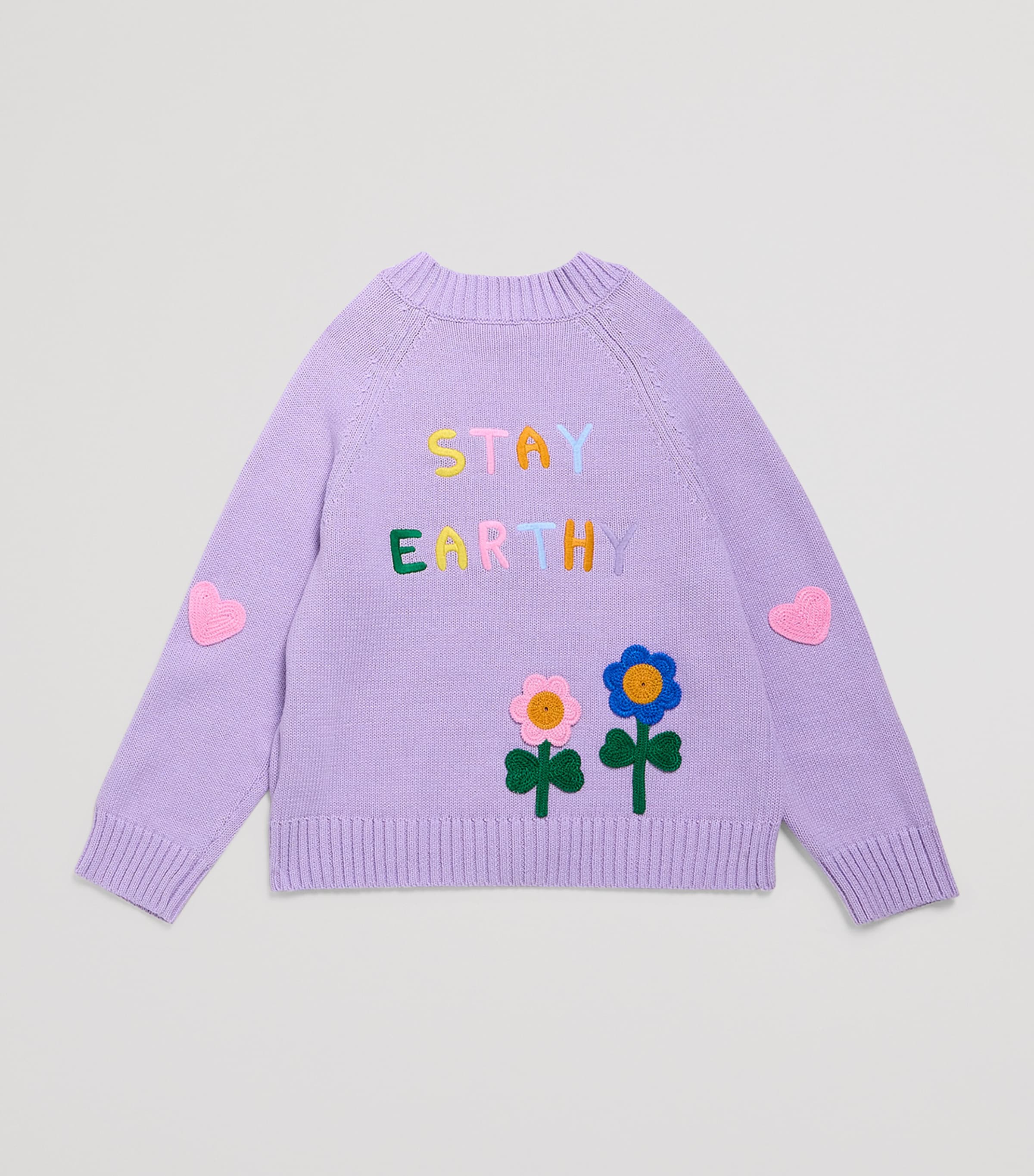 Stella McCartney Kids Cotton-Wool Appliqué Cardigan (3-14+ Years)