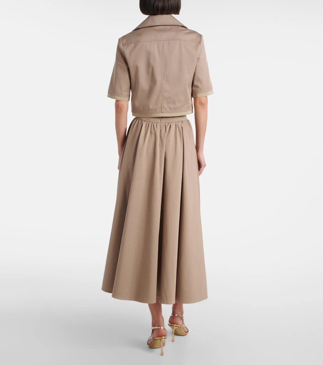 Patou - Cropped cotton gabardine jacket