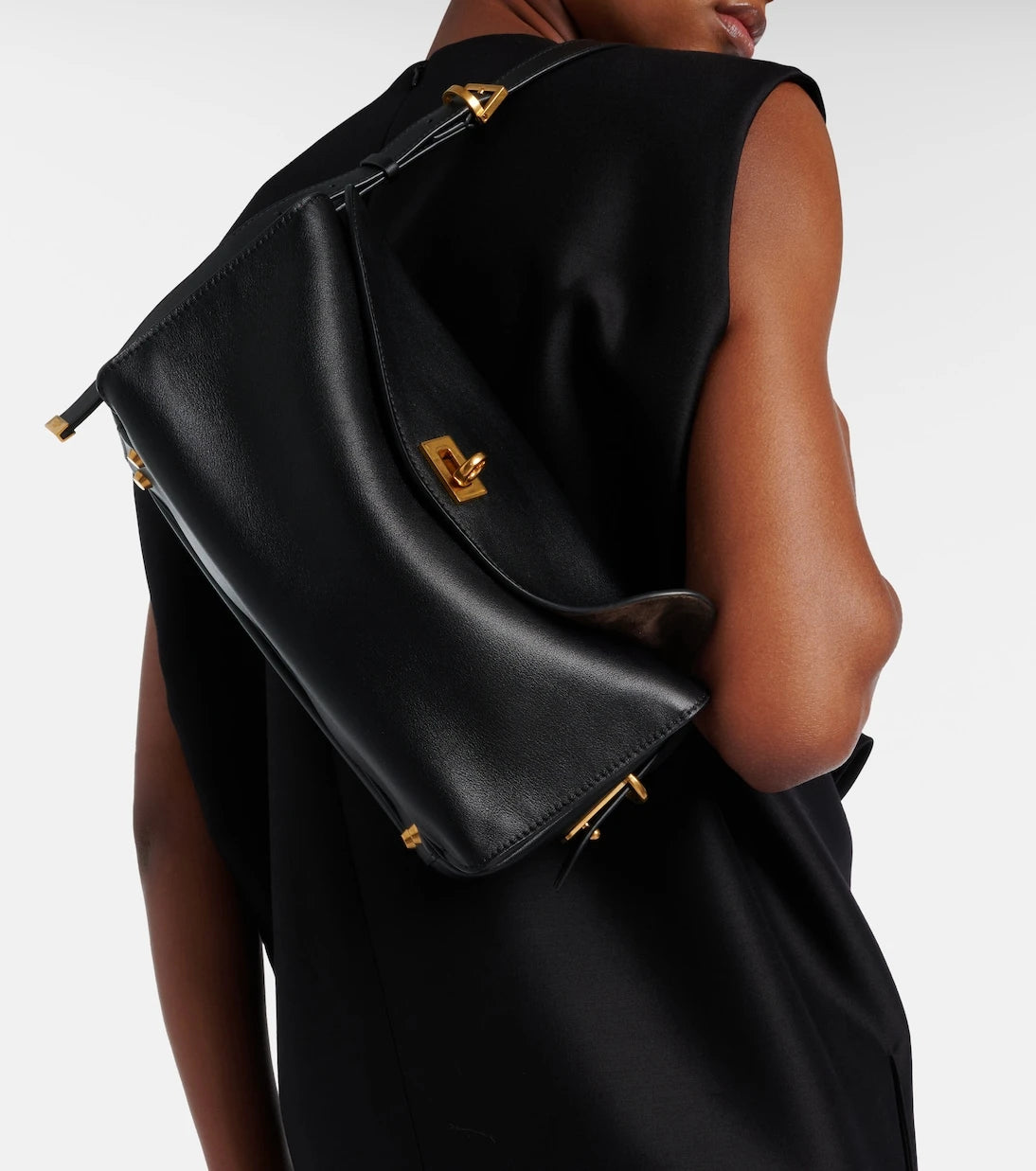 Balenciaga - Le 7 leather shoulder bag