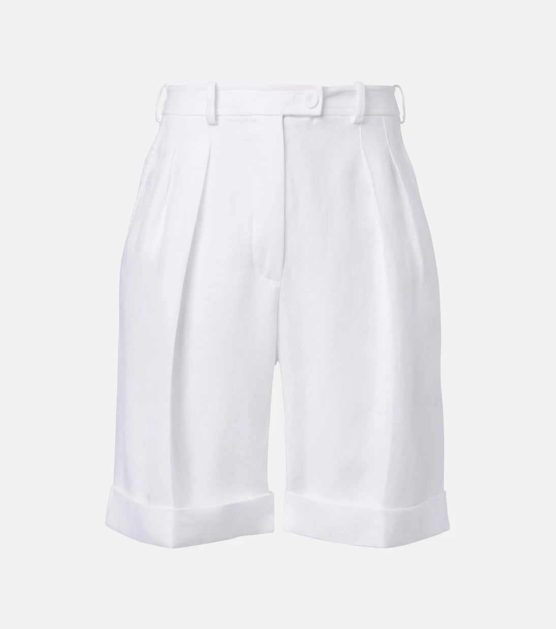 Loro Piana - George linen Bermuda shorts