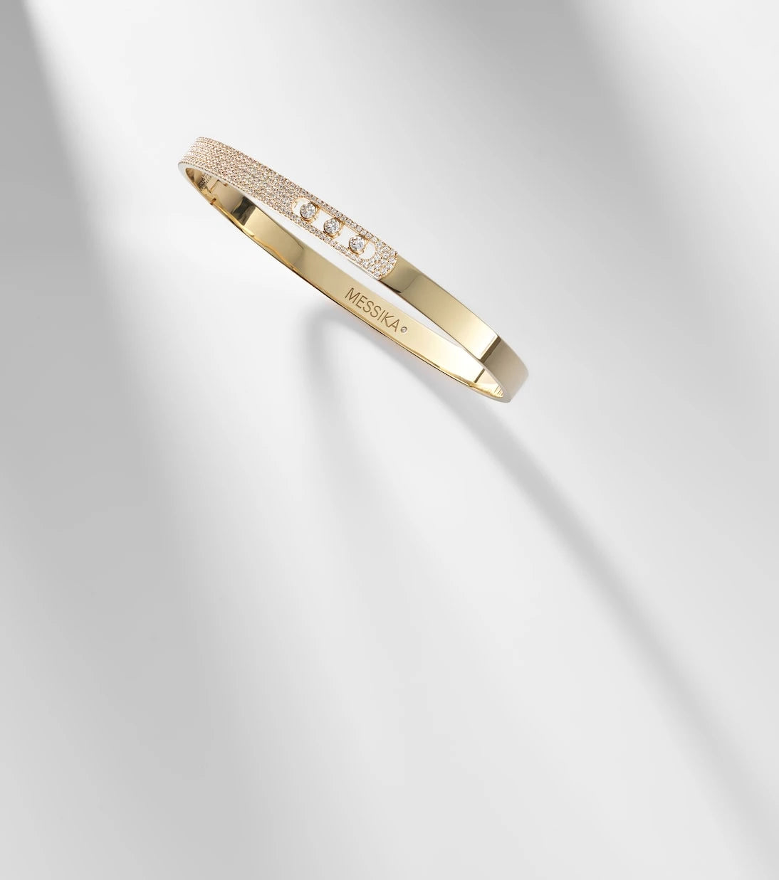 Messika - Move Noa KM 18kt gold bangle with diamonds