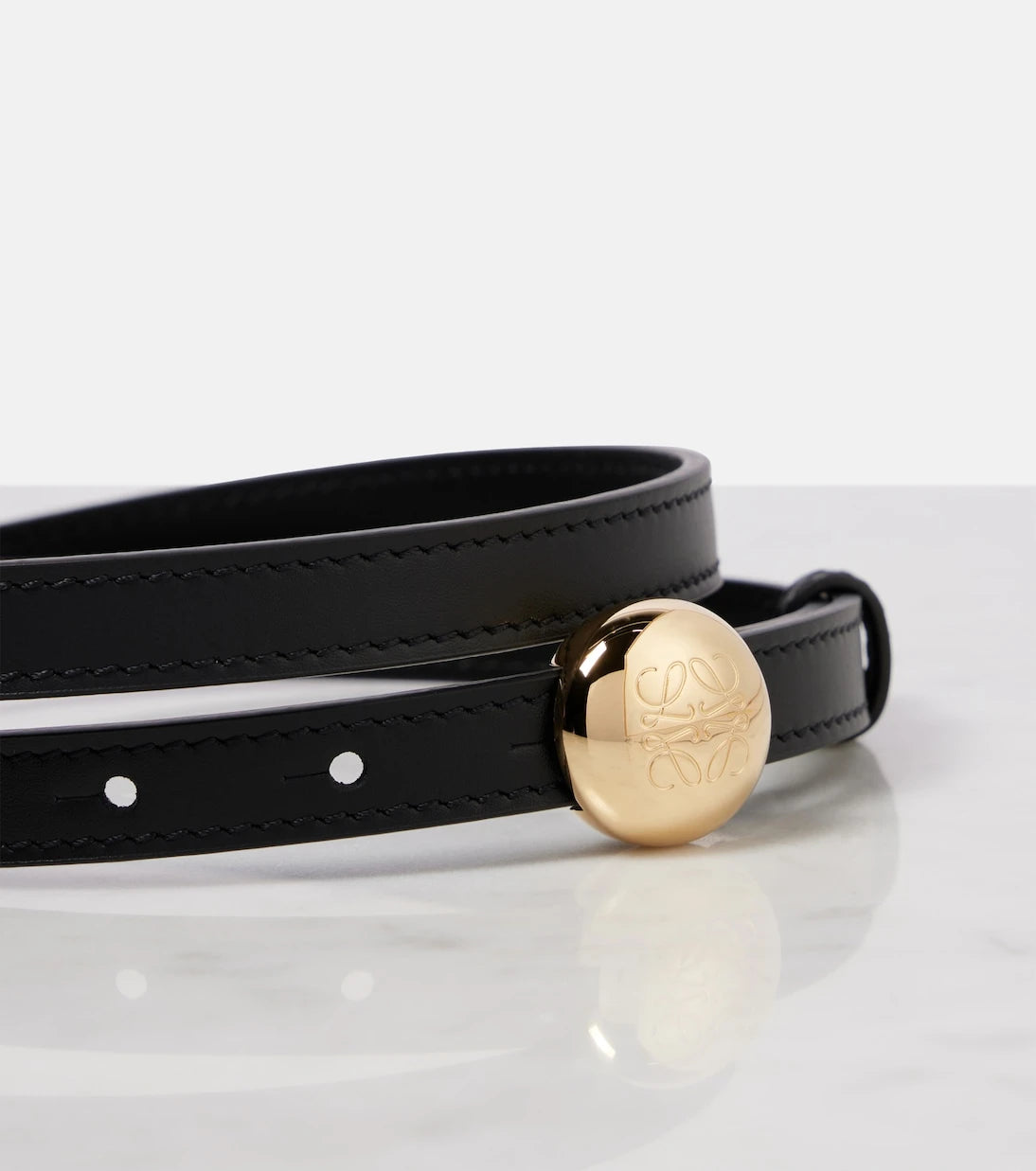 Loewe - Pebble leather belt