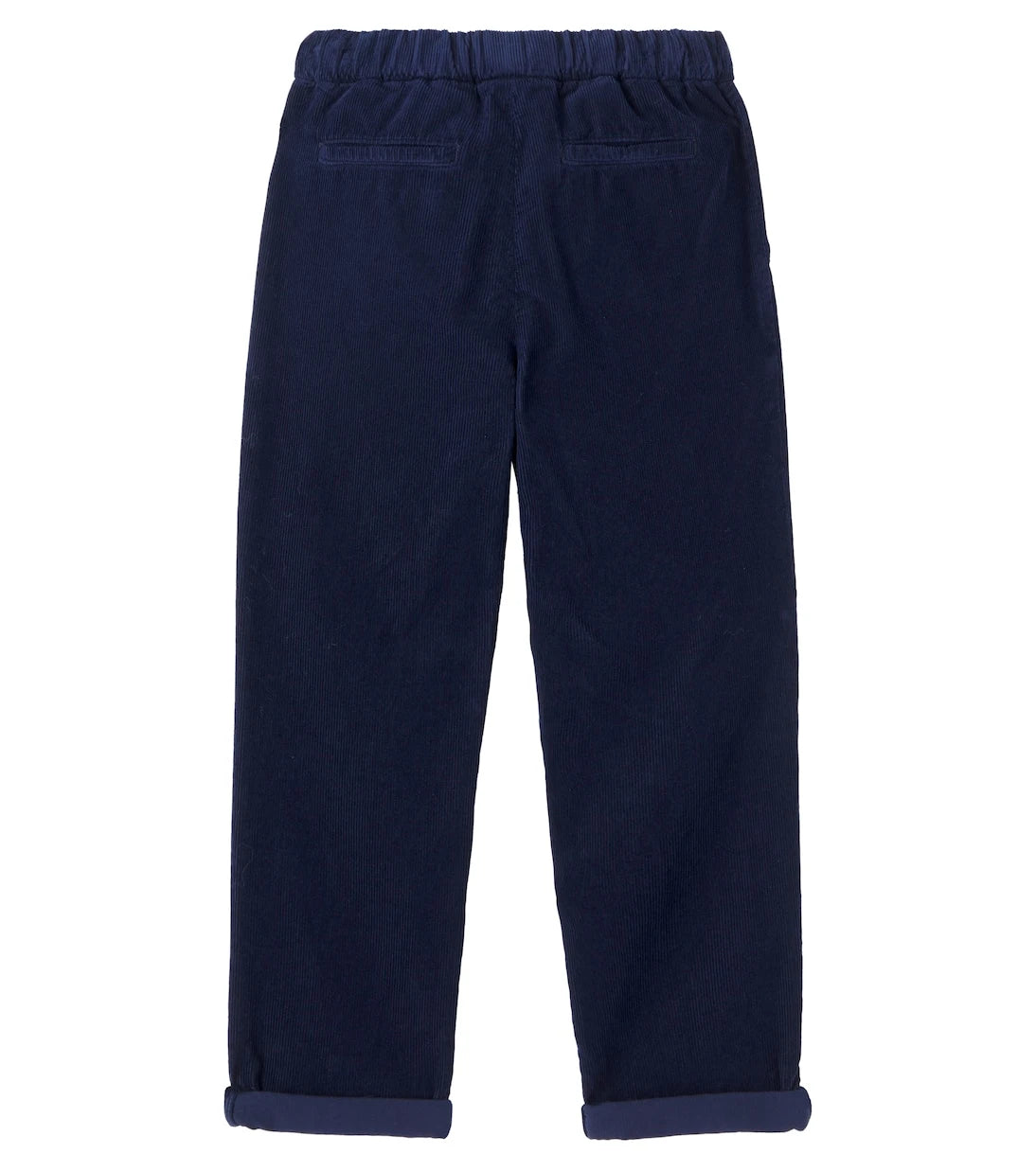 Brunello Cucinelli Kids - بنطال من القطن المخملي المضلع