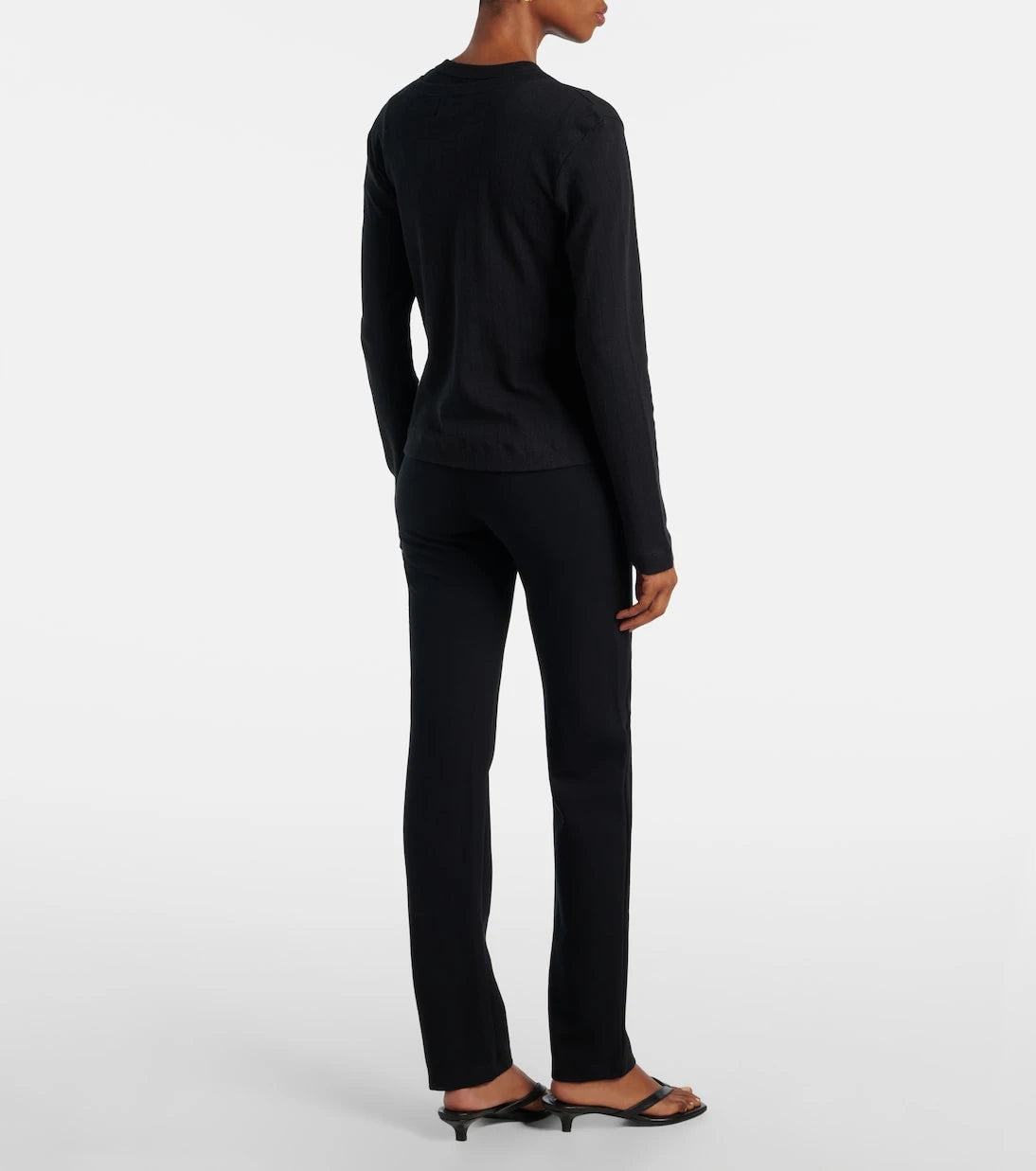 Leset - Pointelle cotton cardigan