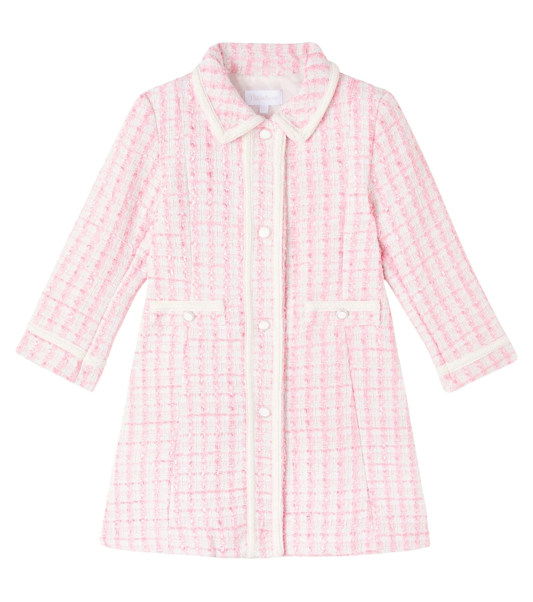 Patachou - Checked tweed coat