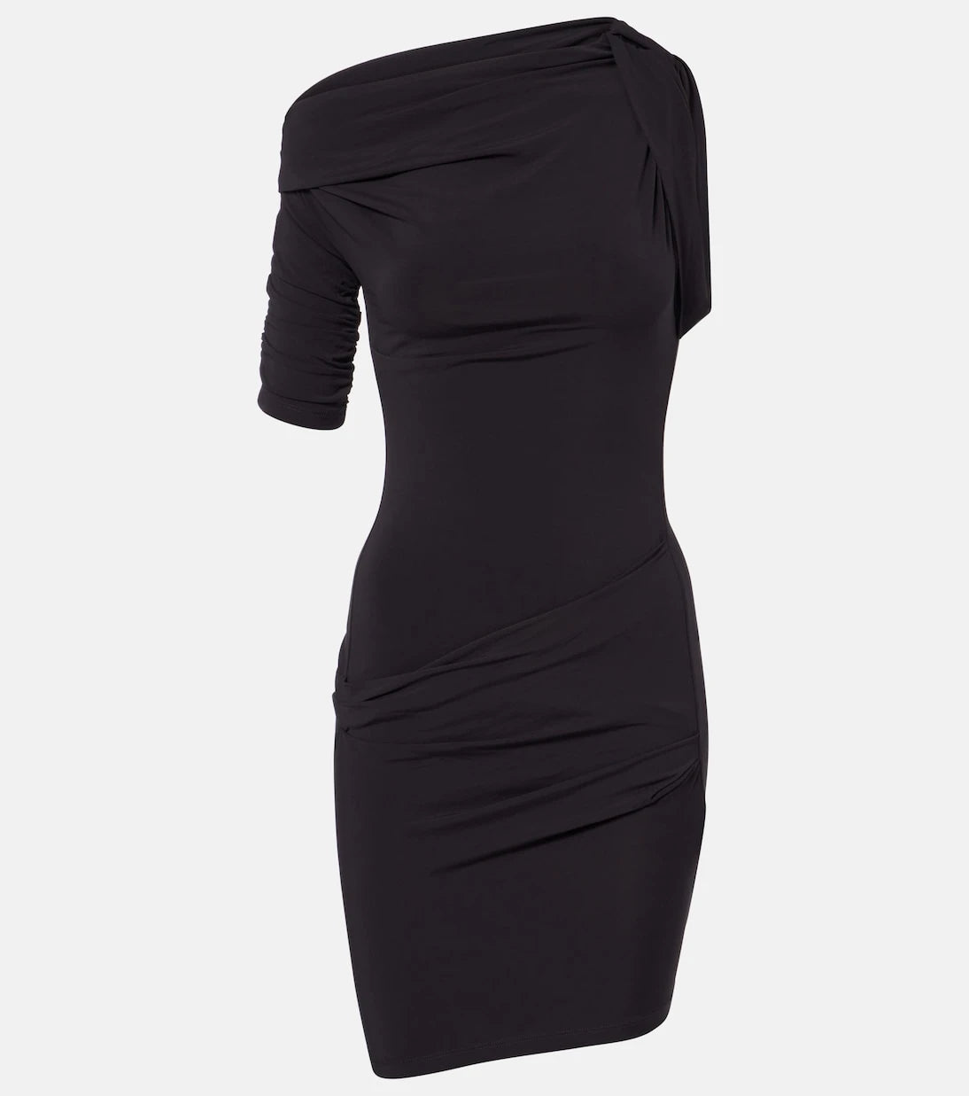 Jacquemus - Drapeado jersey minidress