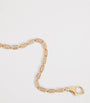 Suzanne Kalan Small Rose Gold and Diamond Block-Chain Bracelet