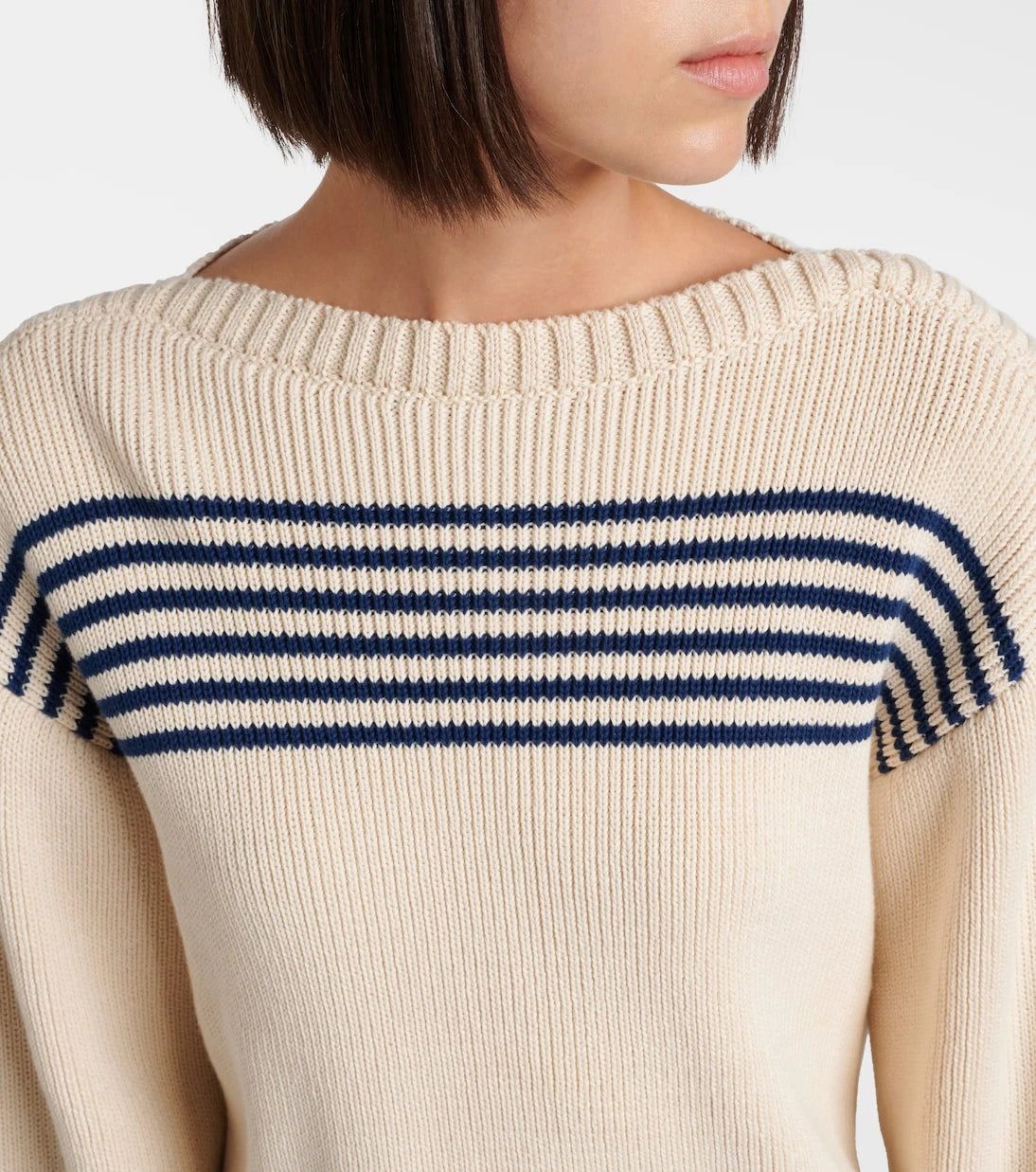 Balenciaga - Striped cotton sweater