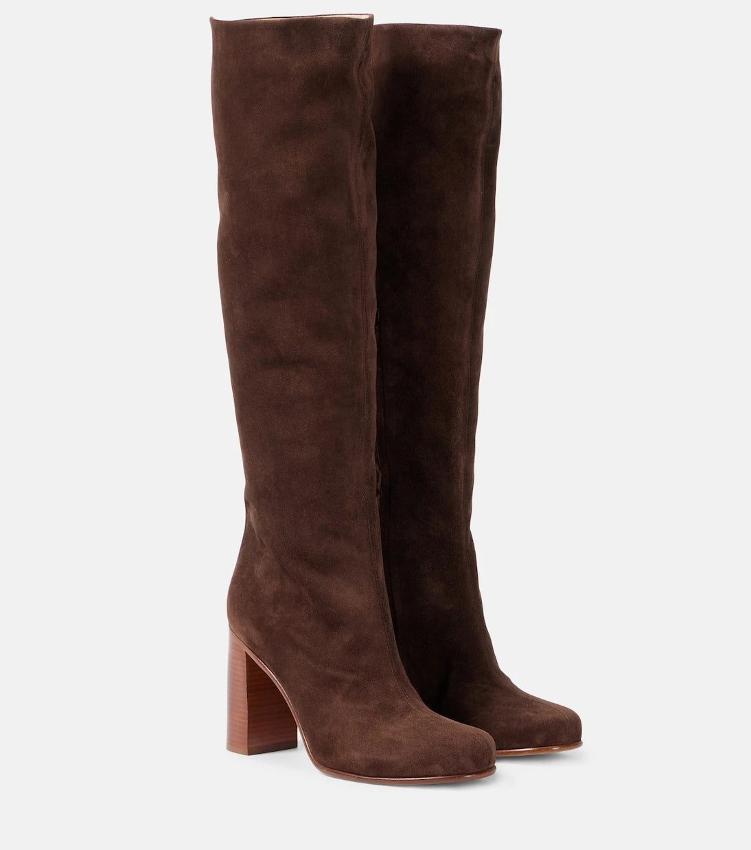 Khaite - Willow knee-high suede boots