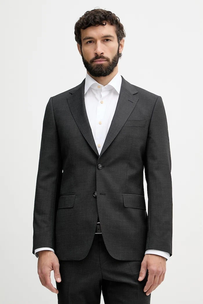 BOSS erkek yün iki parçalı takım elbise H-Huge-2Pcs-263