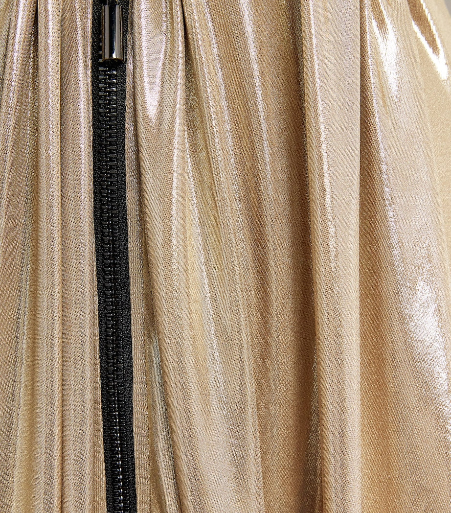 Gold Plunge Latitude Gown