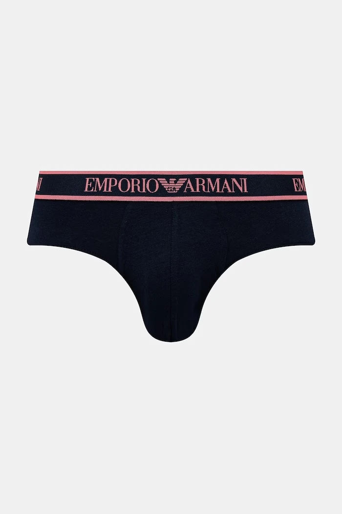 Emporio Armani Underwear Erkek Pamuklu Slip 3'lü