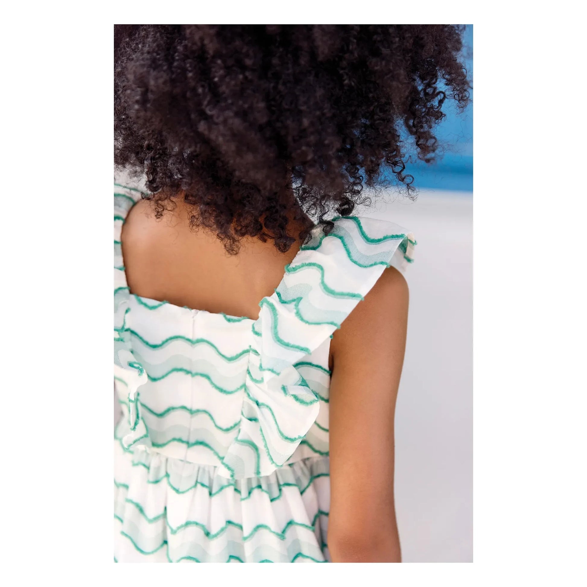 Tartine et Chocolat - Wave Dress | Green