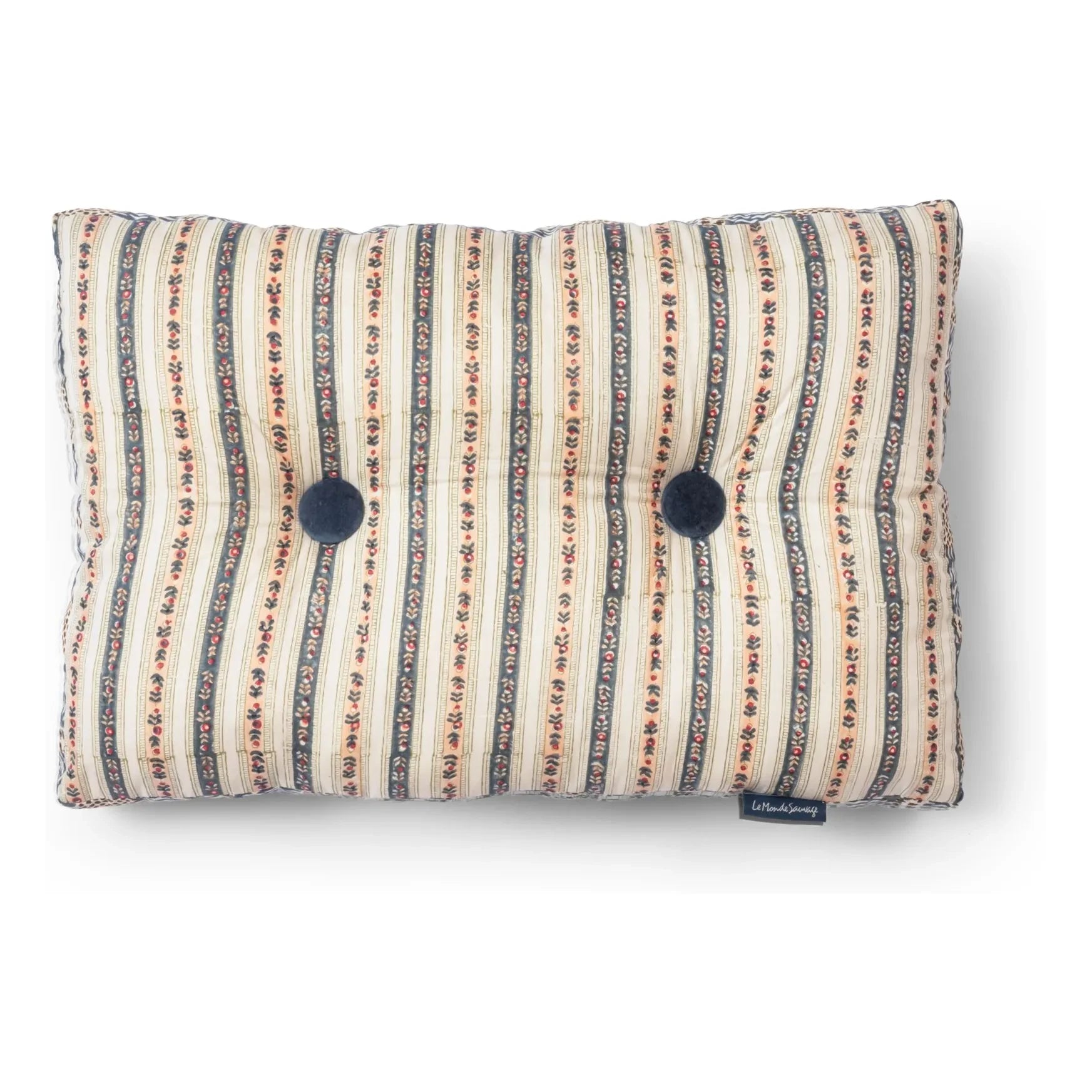 Le Monde Sauvage - Boréal London cushion | Blue