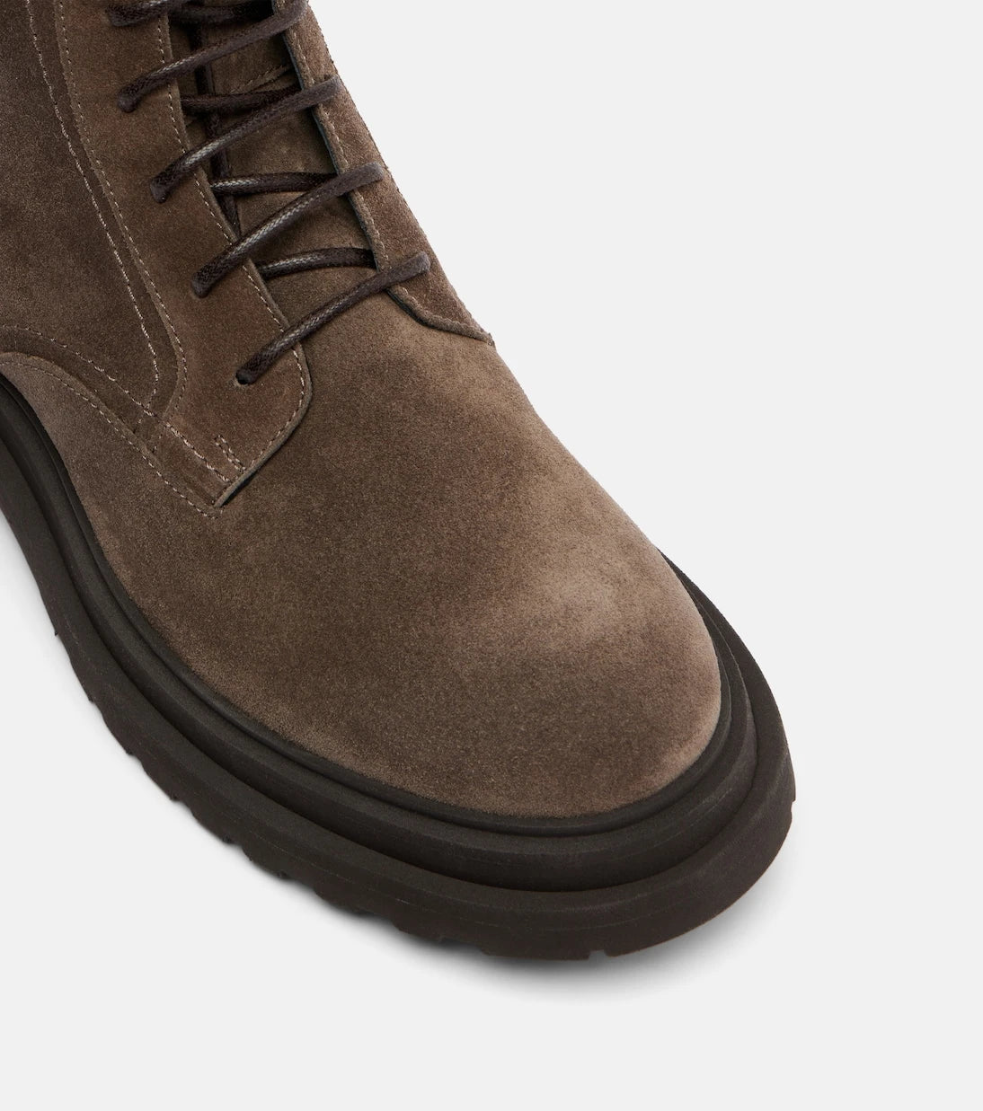 Brunello Cucinelli - Monili suede lace-up boots