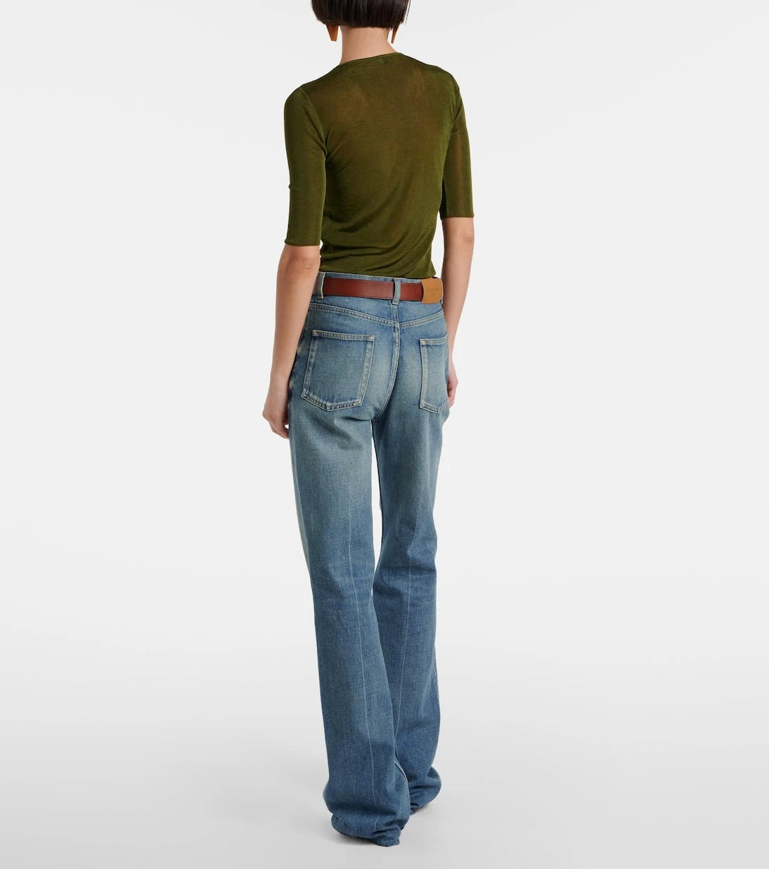 Saint Laurent - Cassandre knitted top