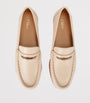 Beige Calfskin Loafers