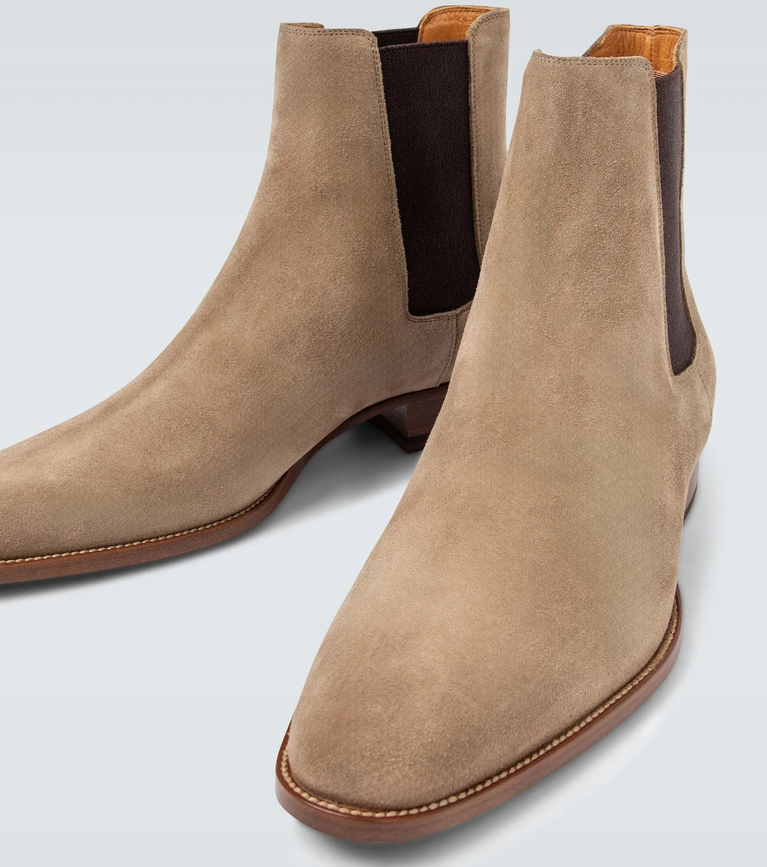 Saint Laurent - Wyatt suede Chelsea boots