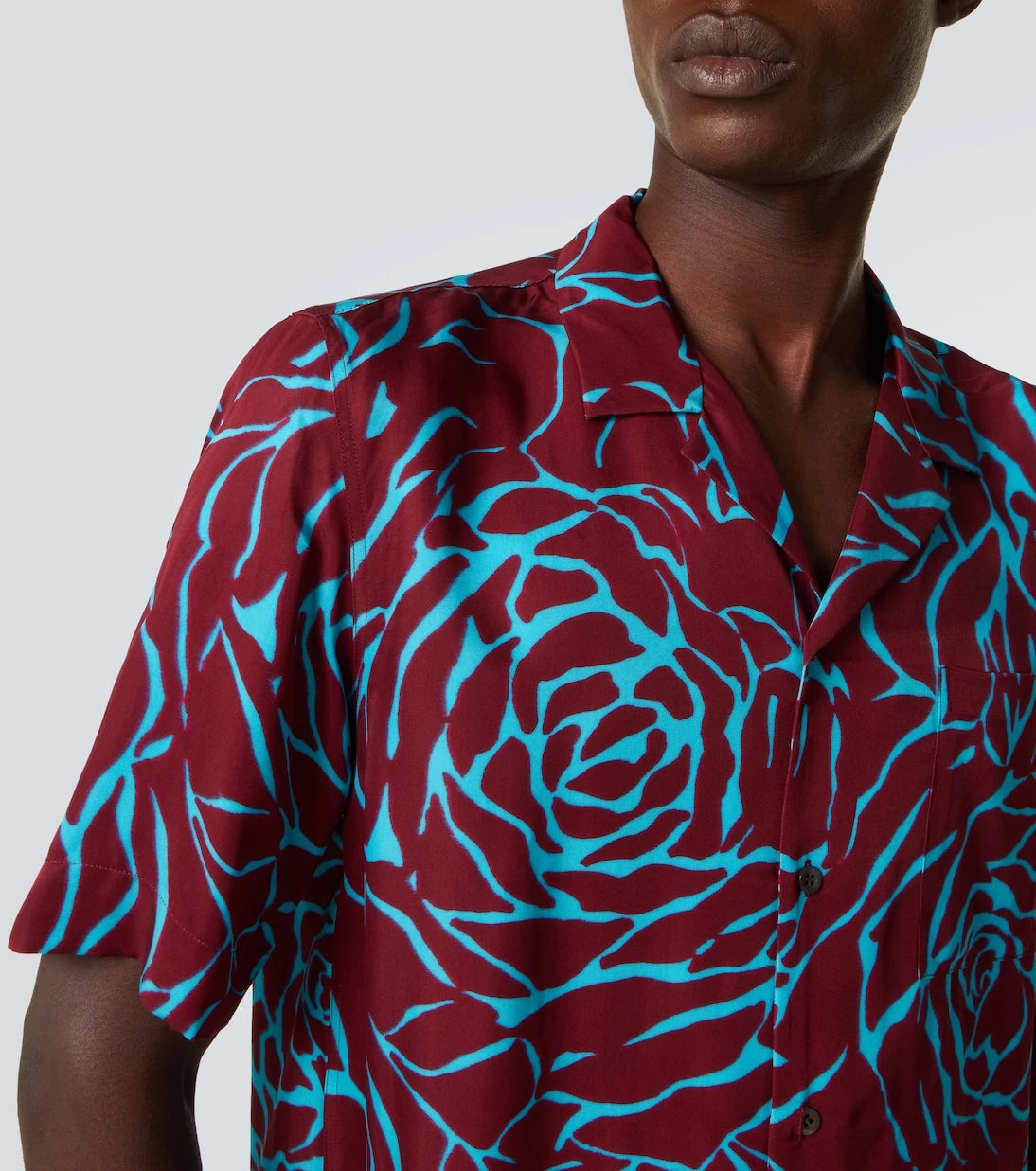Dries Van Noten - Baskılı bowling gömleği