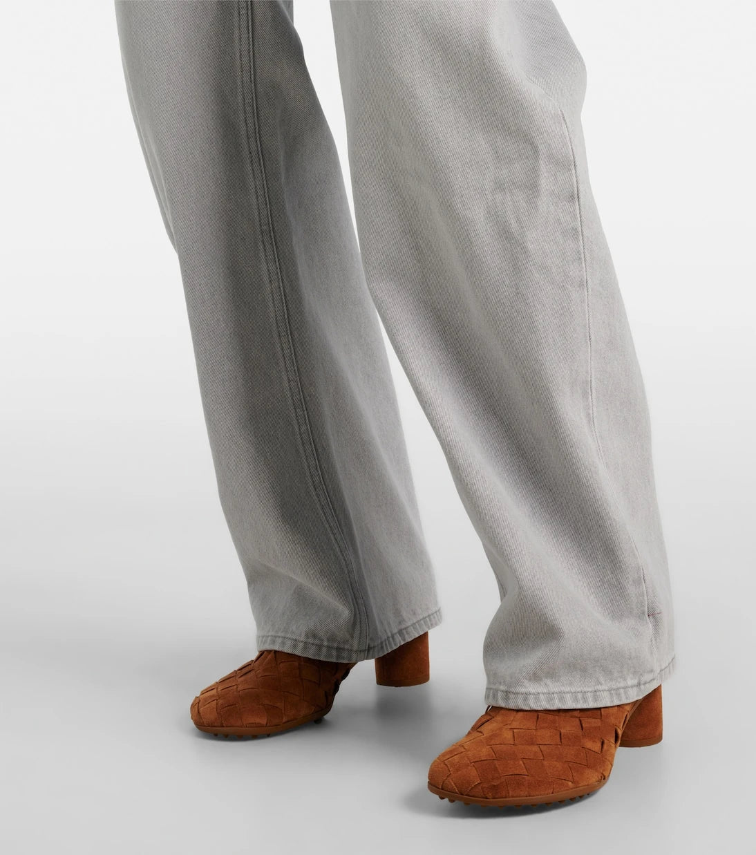 Bottega Veneta - Mid-rise wide-leg jeans