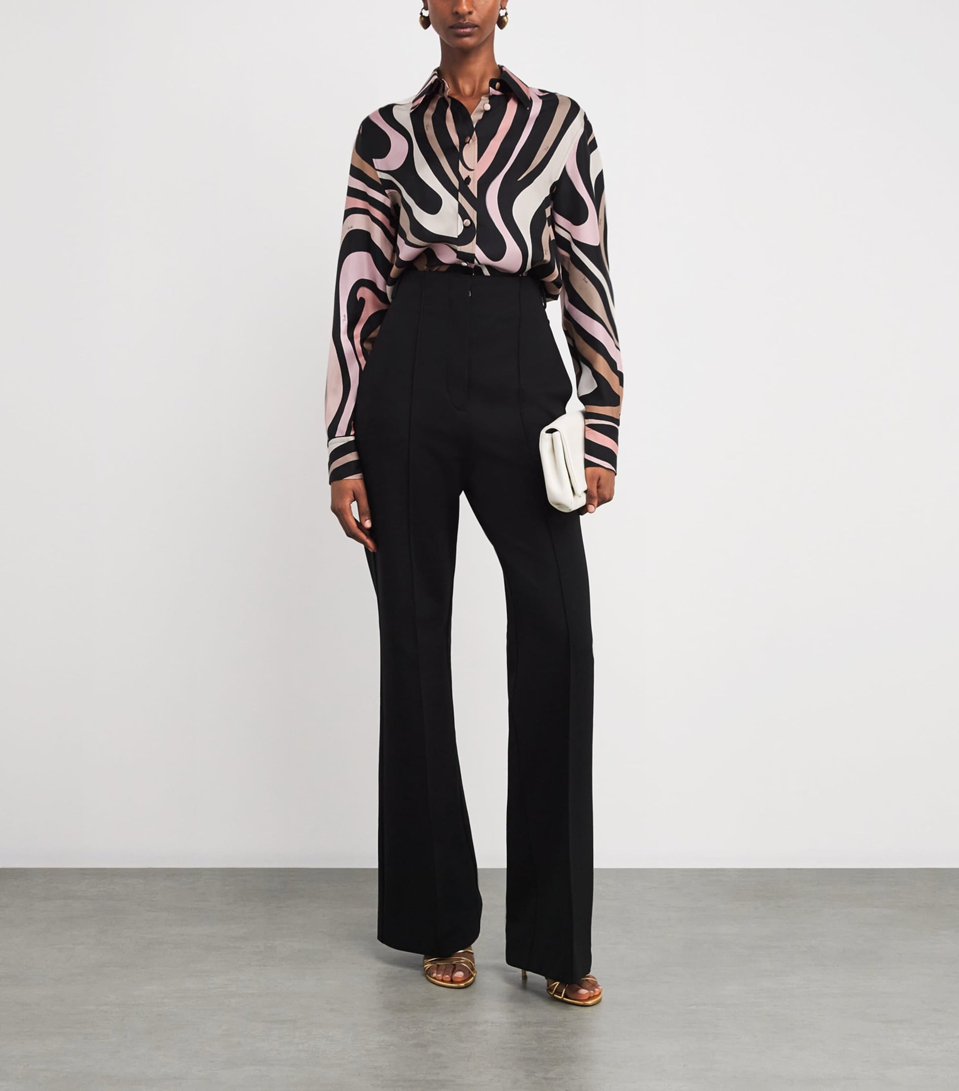 Multi Silk Printed Blouse