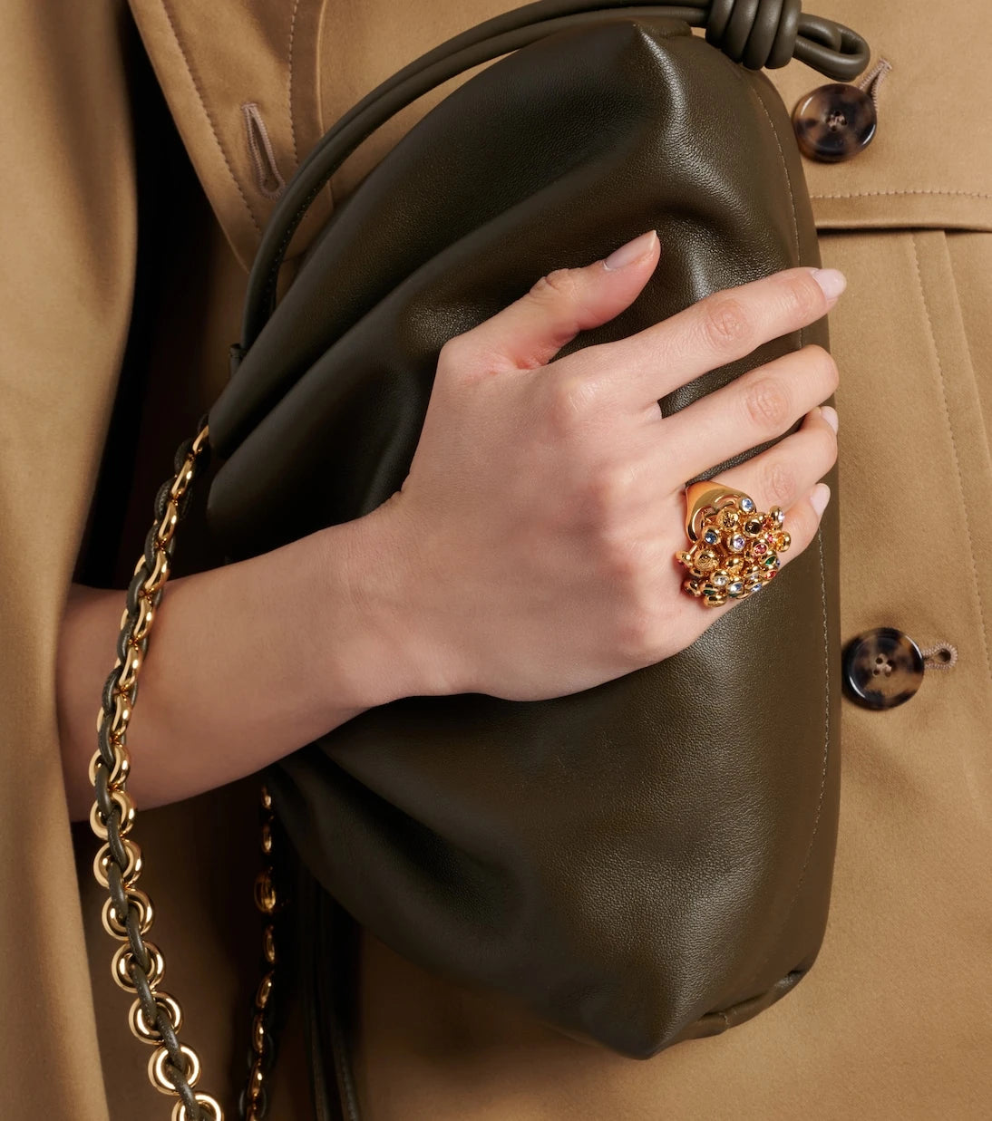 Loewe - Push Pin embellished ring