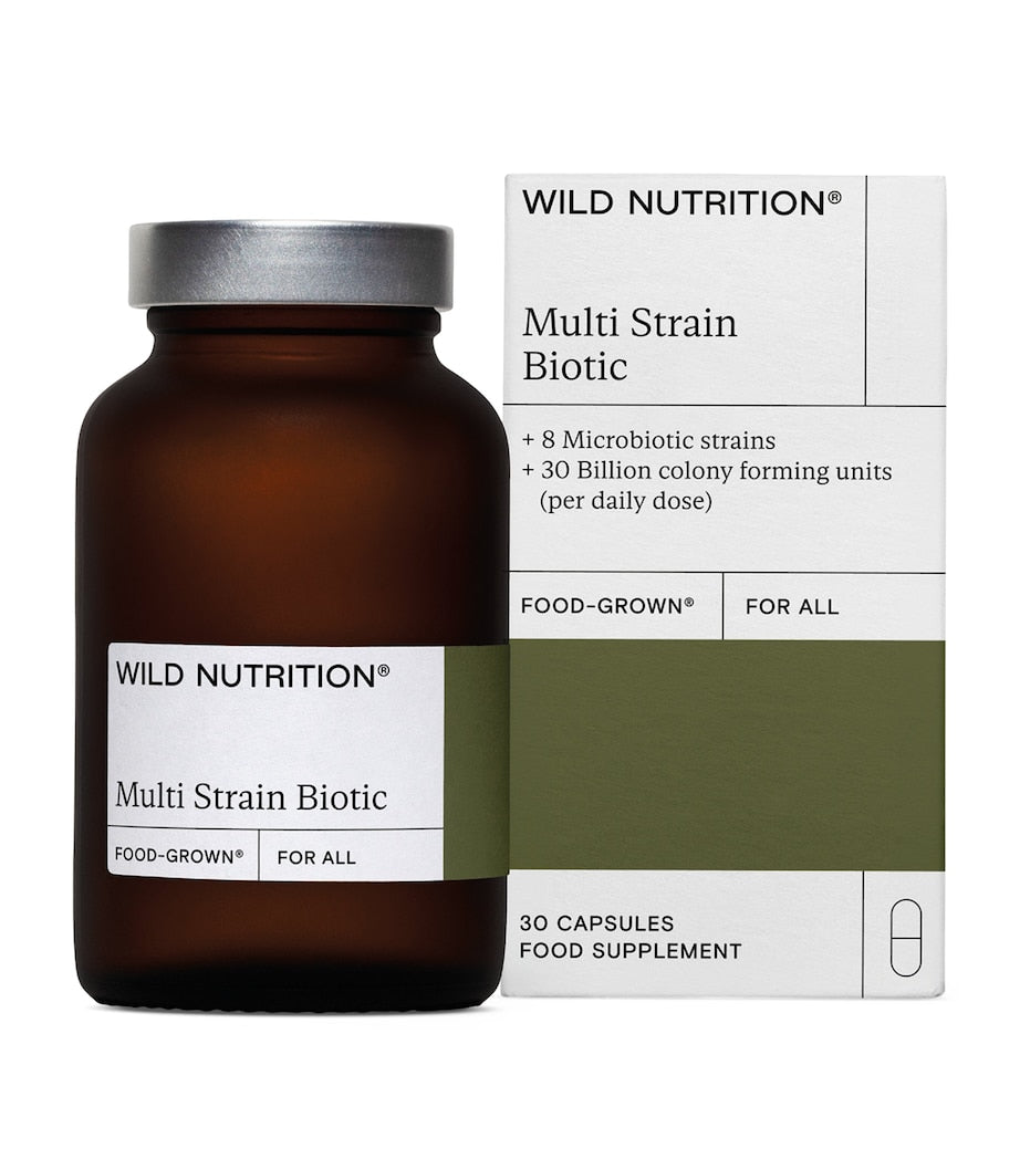 Wild Nutrition Food-Grown Multi Strain Biotic (30 Capsules)