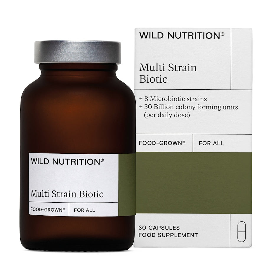 Wild Nutrition Food-Grown Multi Strain Biotic (30 Capsules)