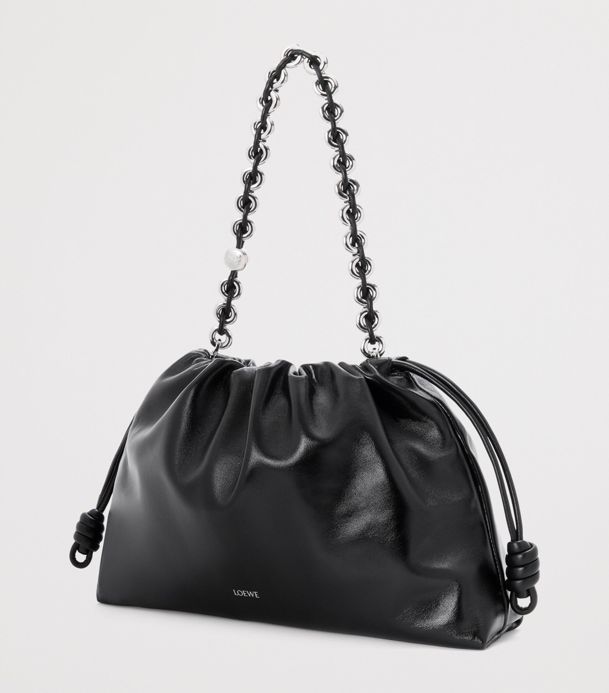 Large Leather Flamenco Purse Shoulder Bag