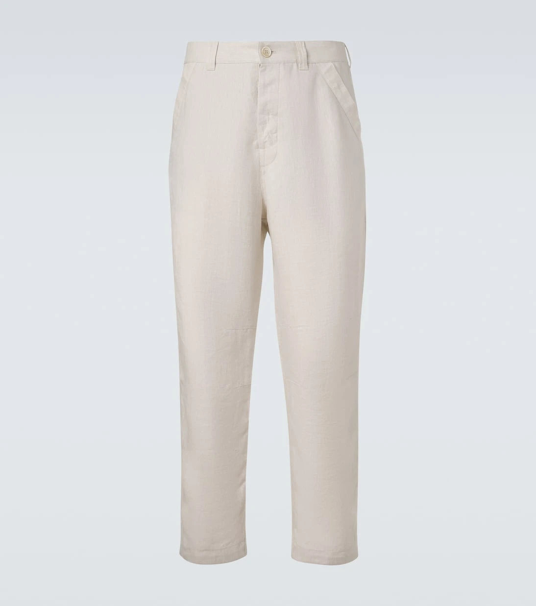Brunello Cucinelli - Linen straight pants