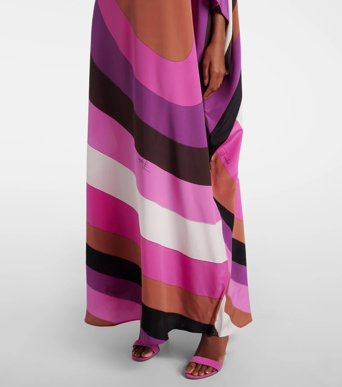 Pucci - Iride silk crêpe de chine kaftan