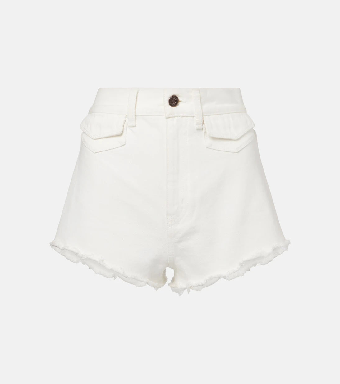 Chloé - Distressed denim shorts