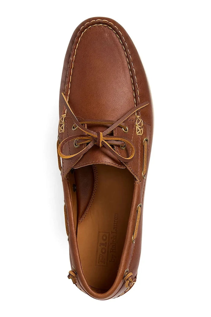 Кожени мокасини Polo Ralph Lauren Merton Boat