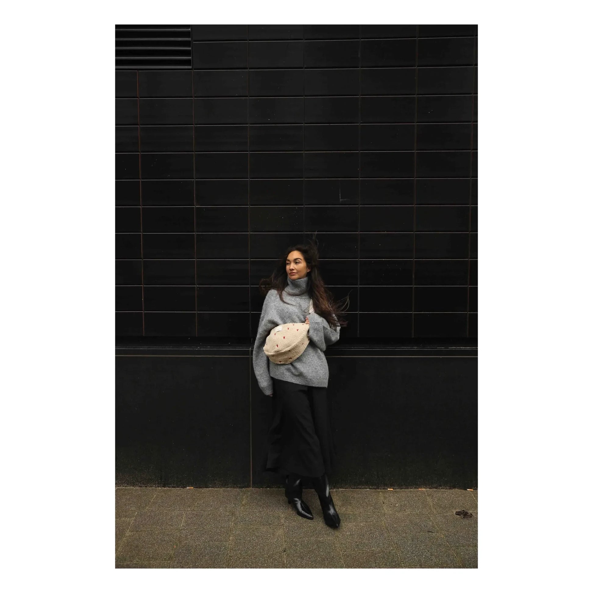 Studio Noos - Hearts fanny pack | Ecru