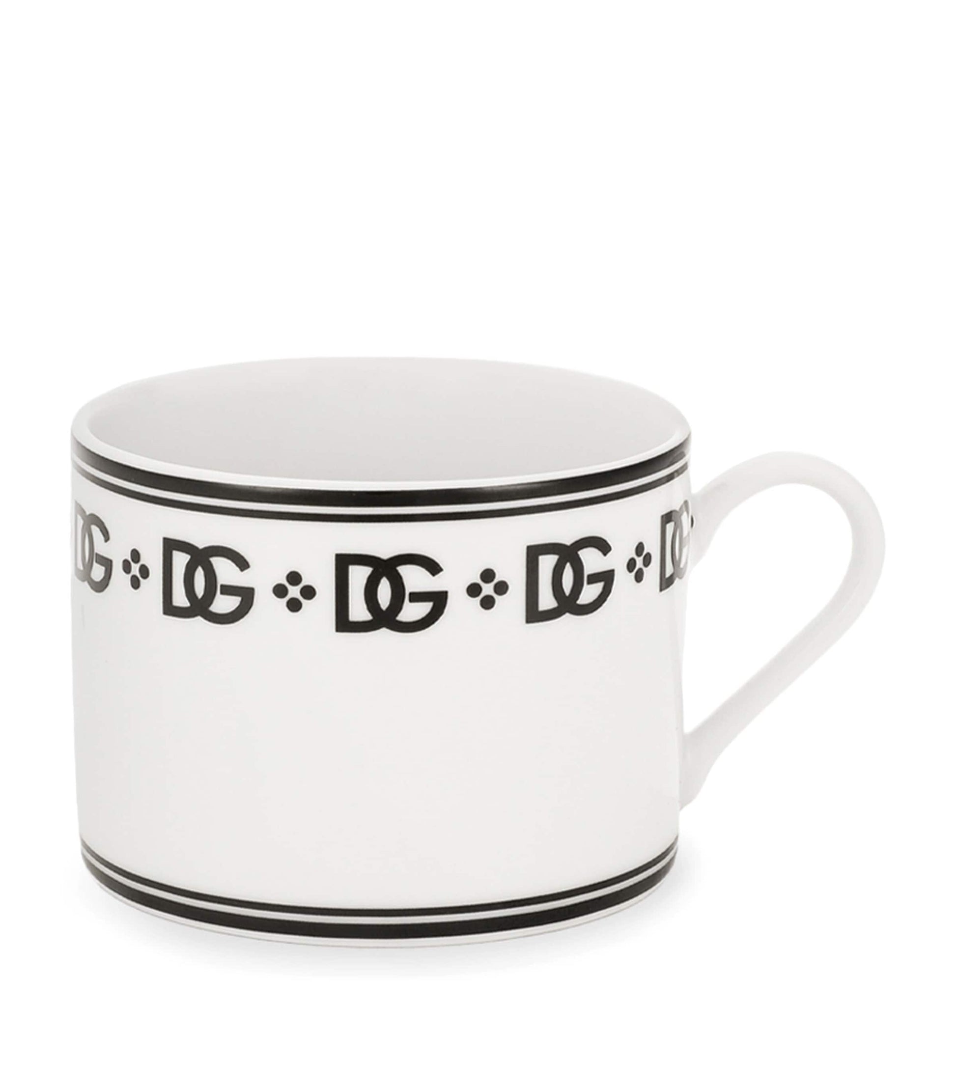 DG Logo Teacups and Saucers (Set of 2)