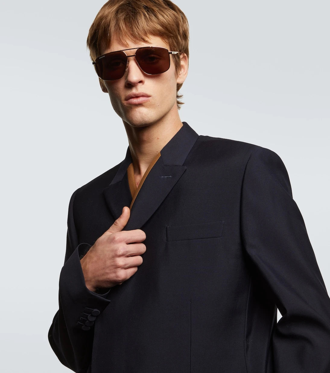 Gucci - Web square sunglasses