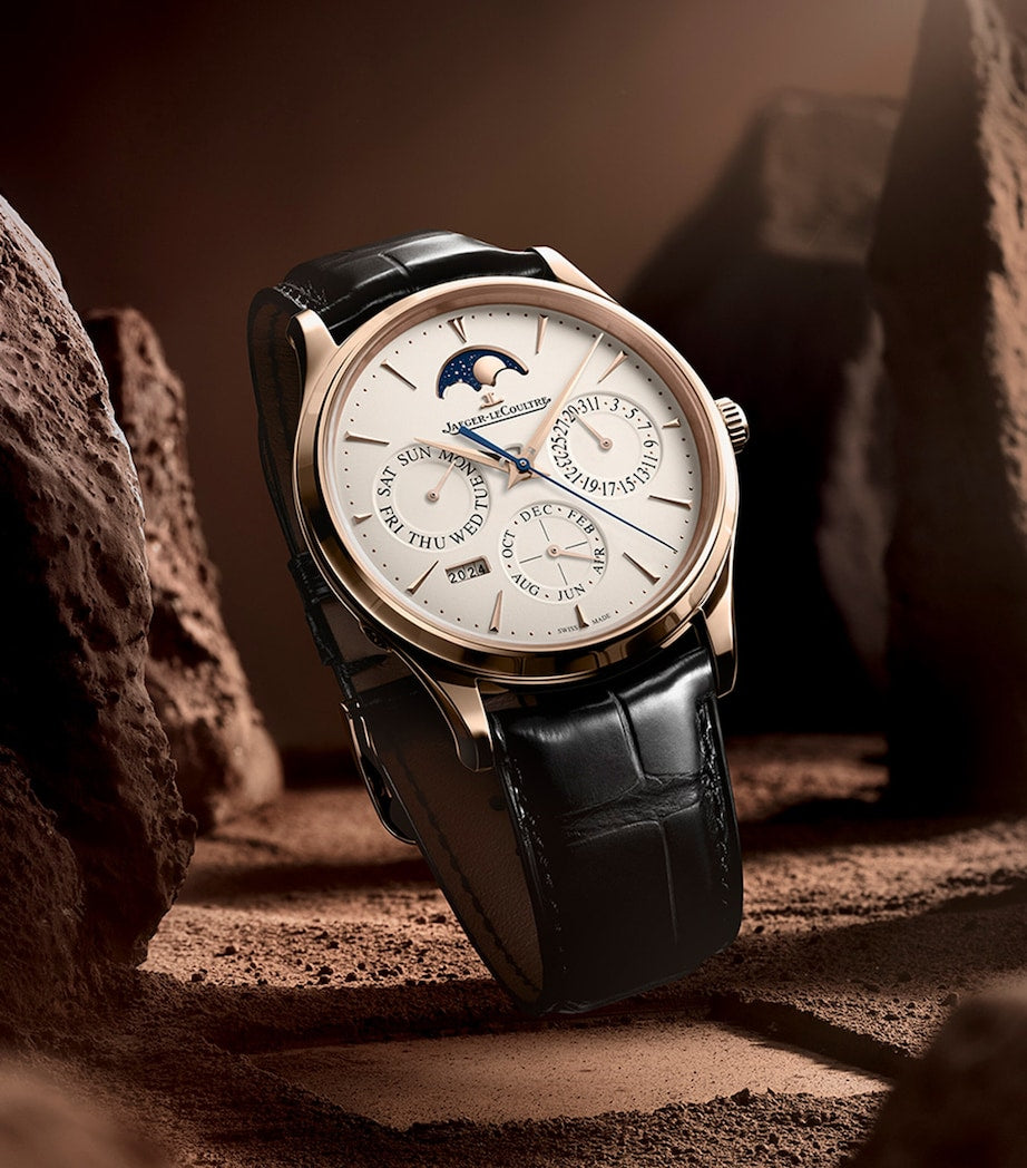 Pink Gold Master Ultra Thin Perpetual Calendar Watch 39mm