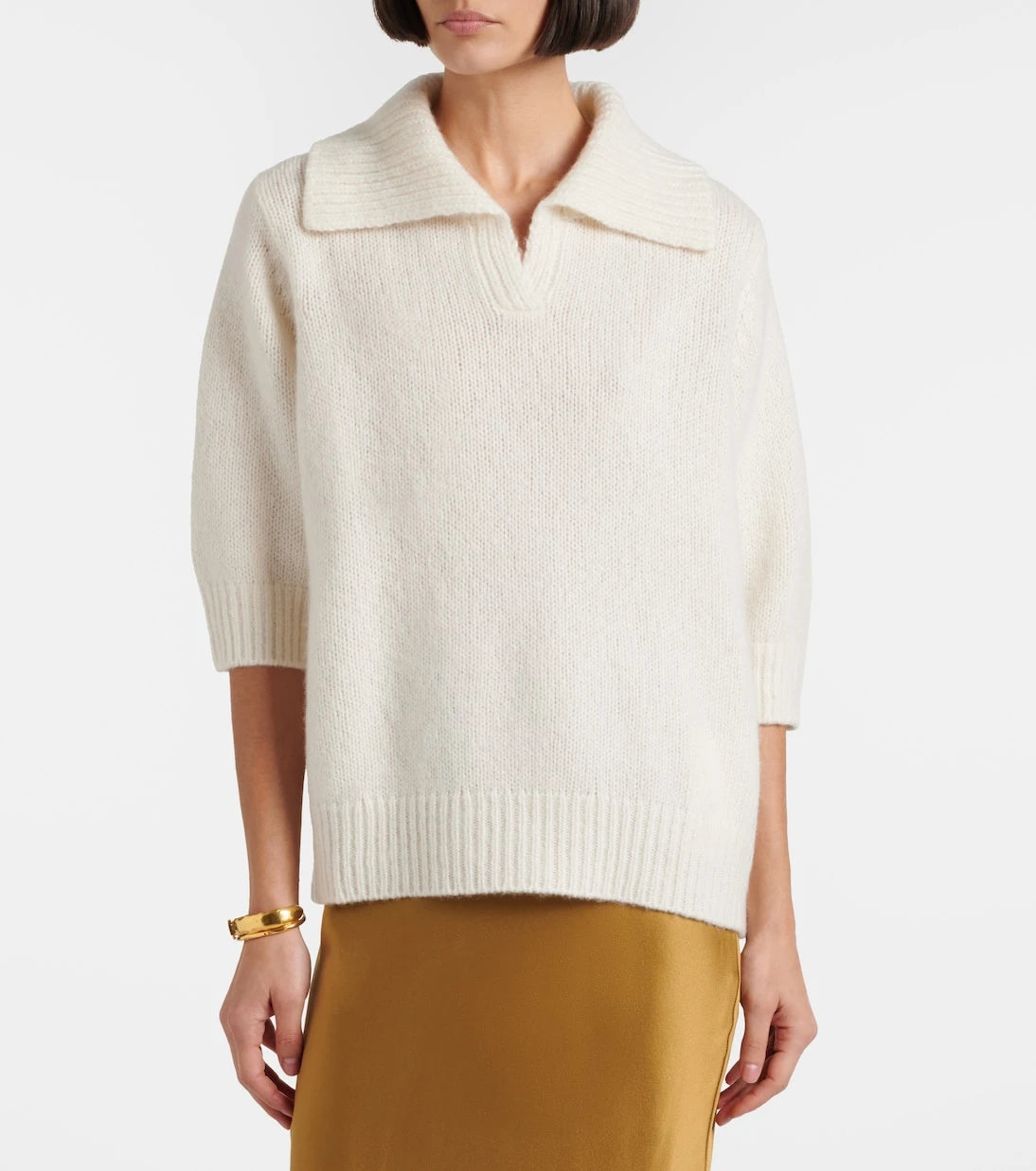 Lisa Yang - Lailai cashmere and silk polo sweater