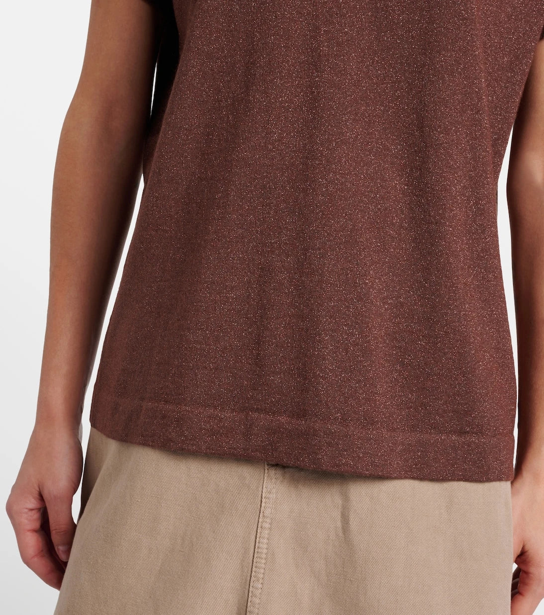 Brunello Cucinelli - Cashmere and silk-blend lamé sweater