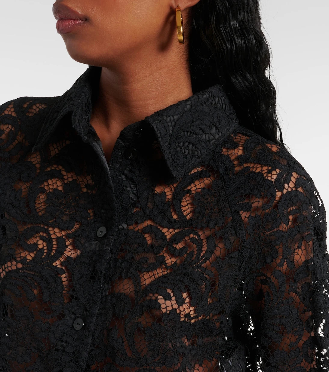 Patou - Cropped lace blouse