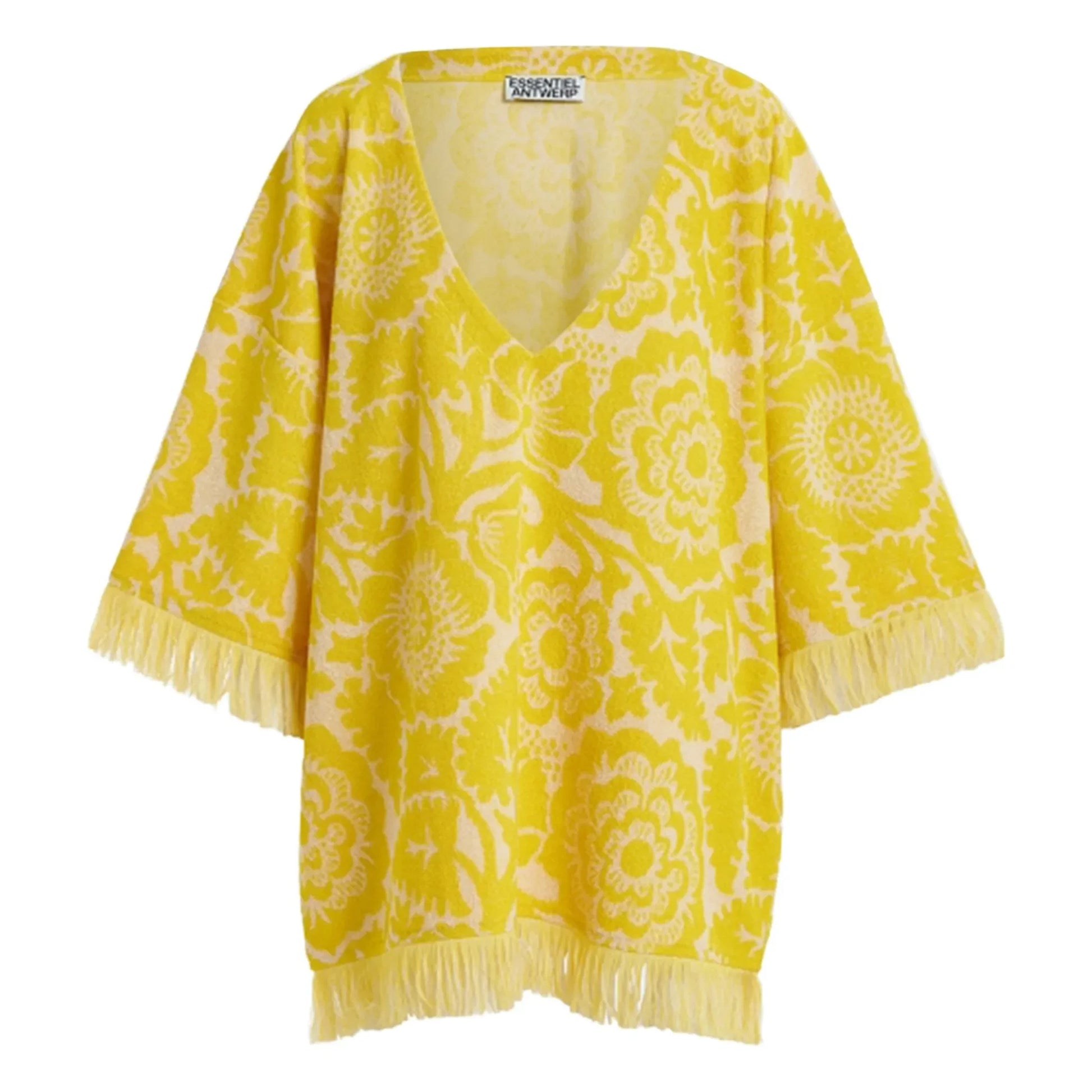 Essentiel Antwerp - Jorlando Sponge Top | Lemon yellow