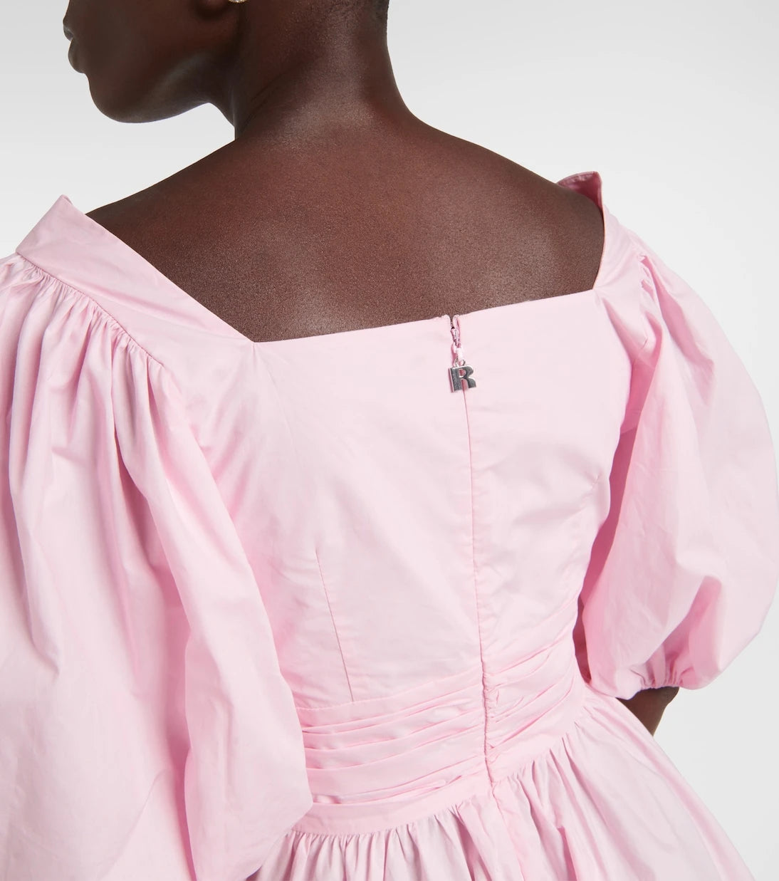 Rotate - Puff-sleeve cotton minidress